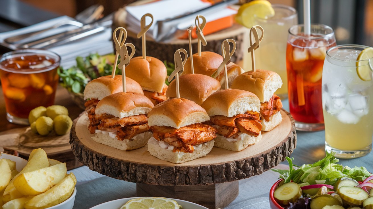 Barbecue Chicken Sliders