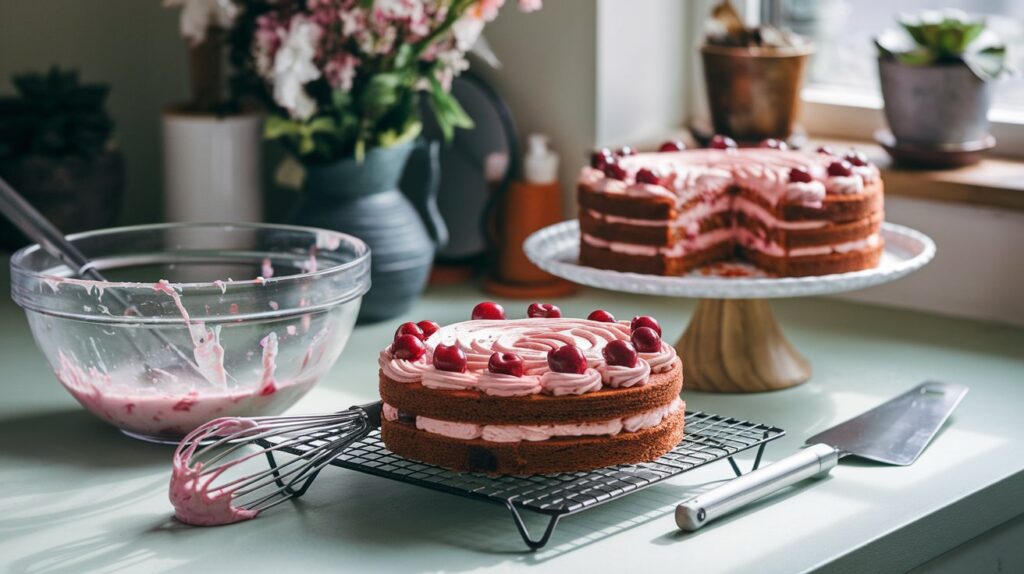 Cherry Chip Cake