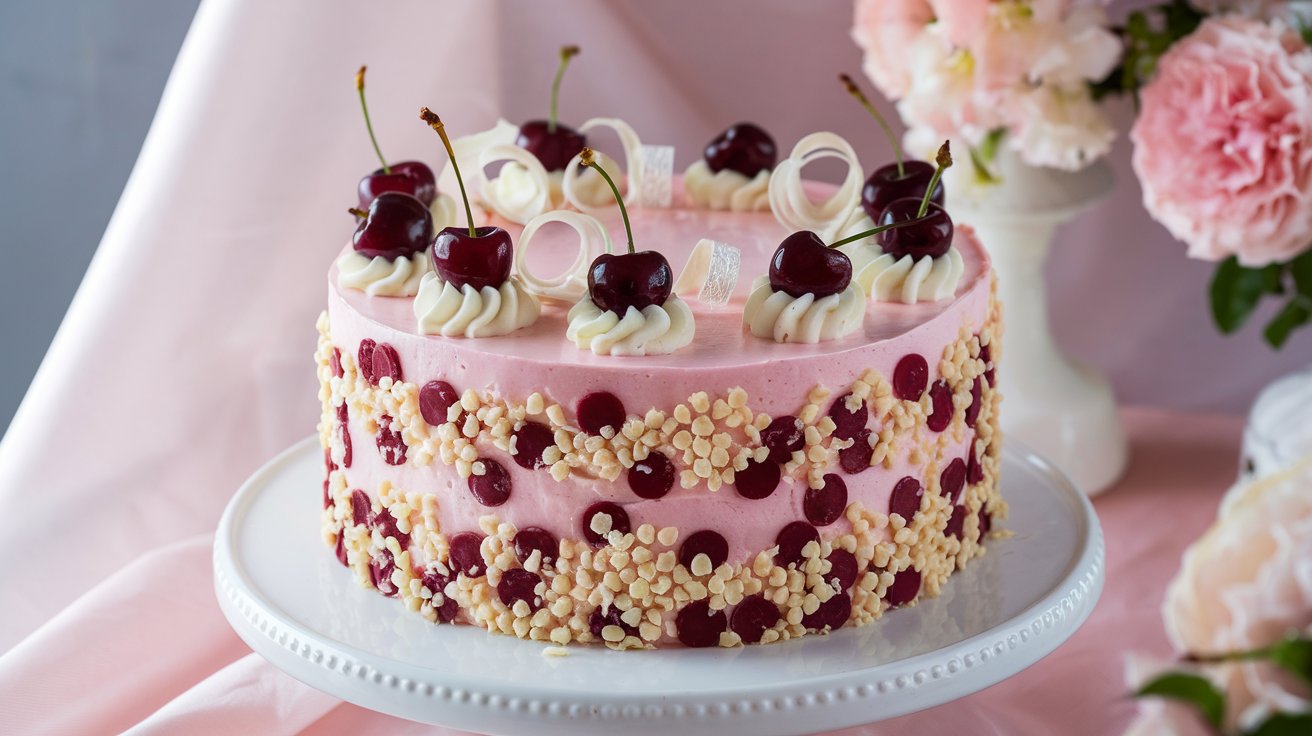 Cherry Chip Cake