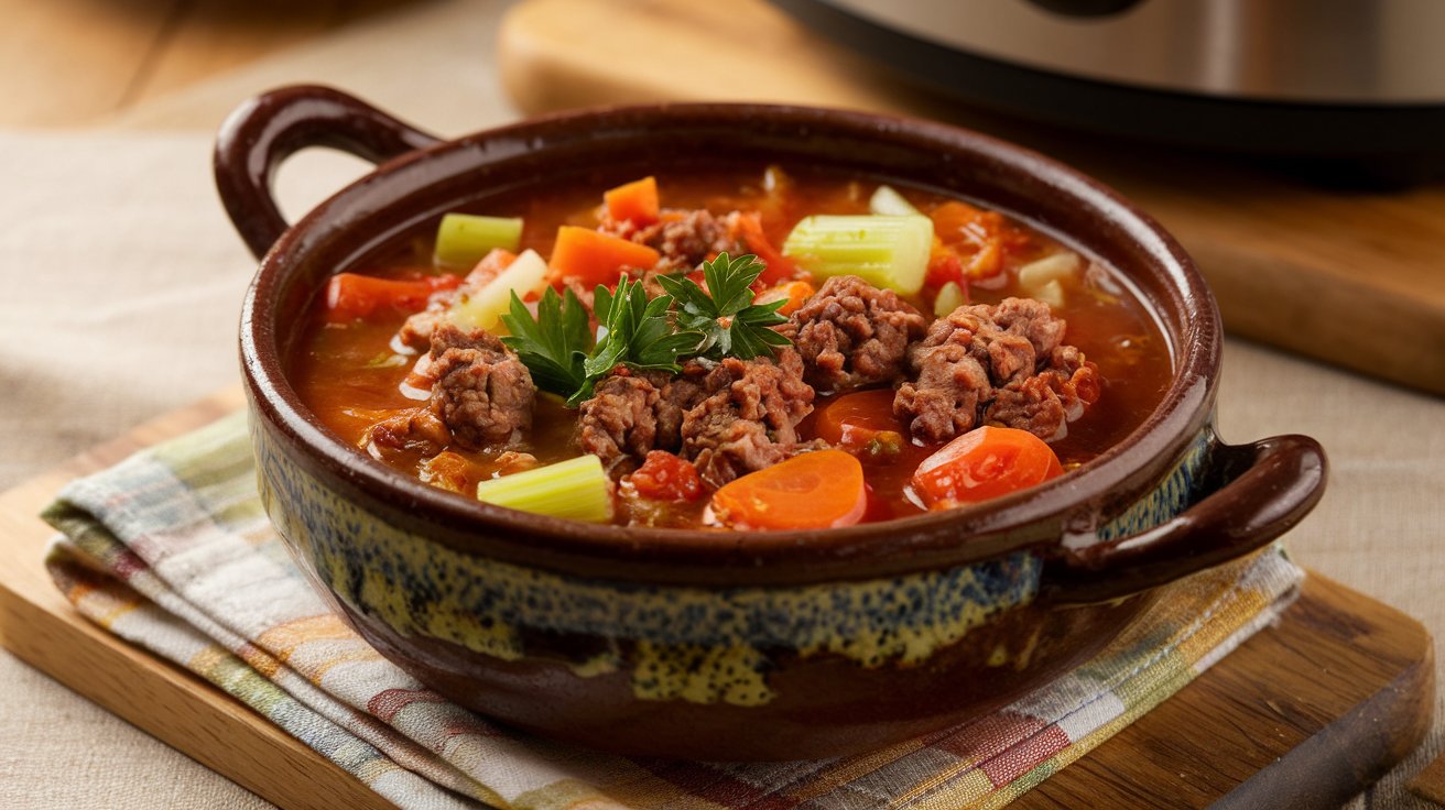 Hamburger Soup Crock Pot