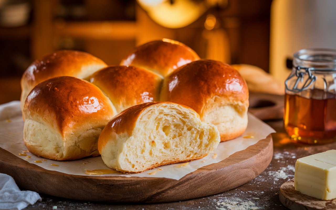 Milk Brioche Rolls