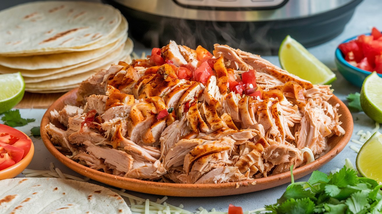 Instant Pot Chicken Tacos