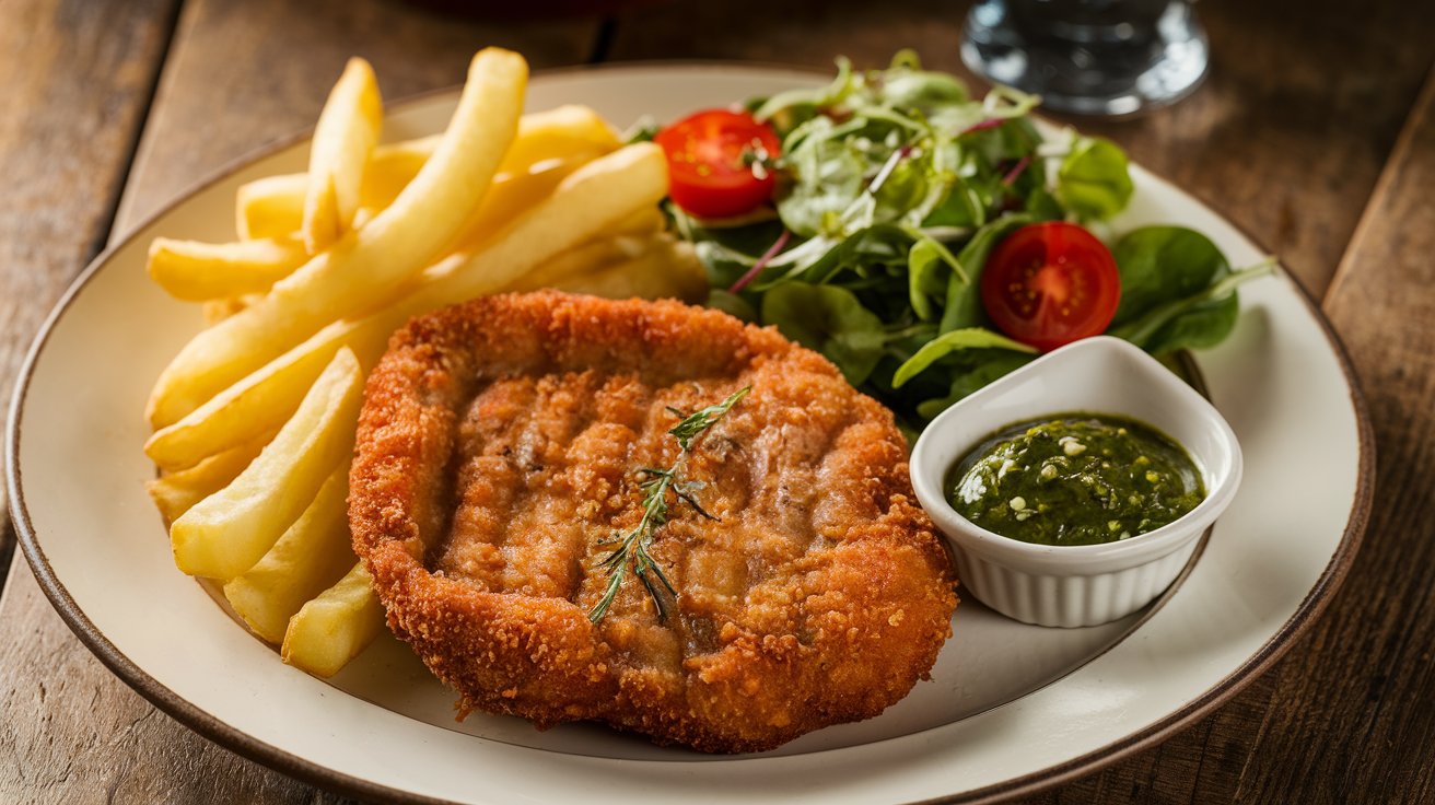 Milanesa meat
