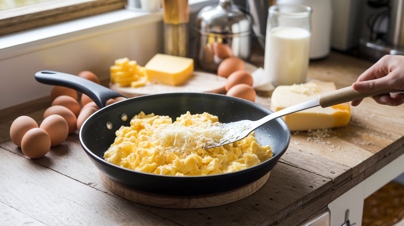 Cheesy Scrambled Eggs