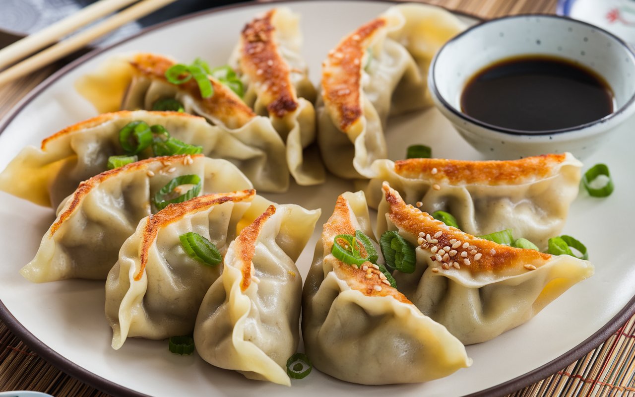 chicken gyoza