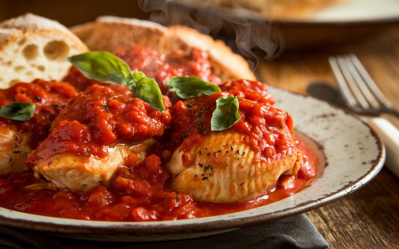 chicken in tomato sauce