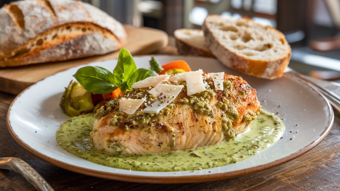 creamy pesto chicken