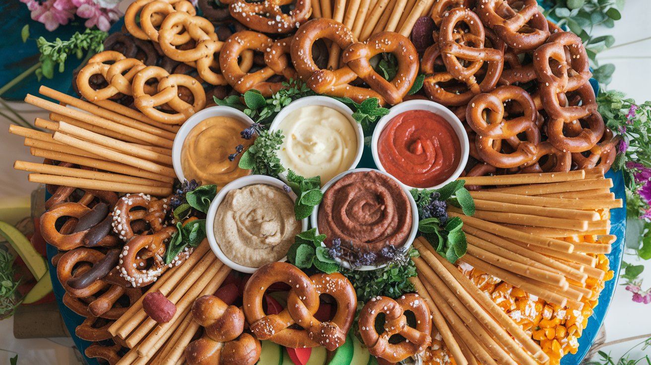 Pretzels with Honey Mustard