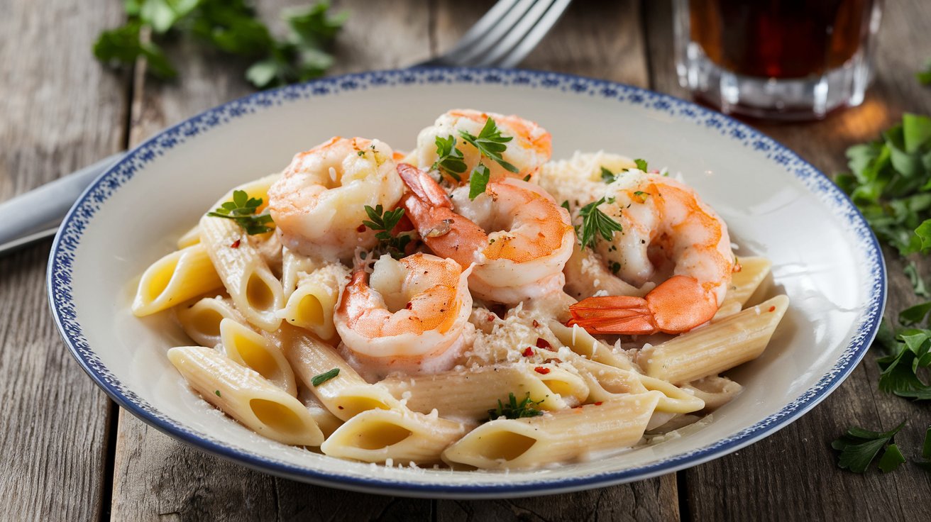 Shrimp Penne Pasta
