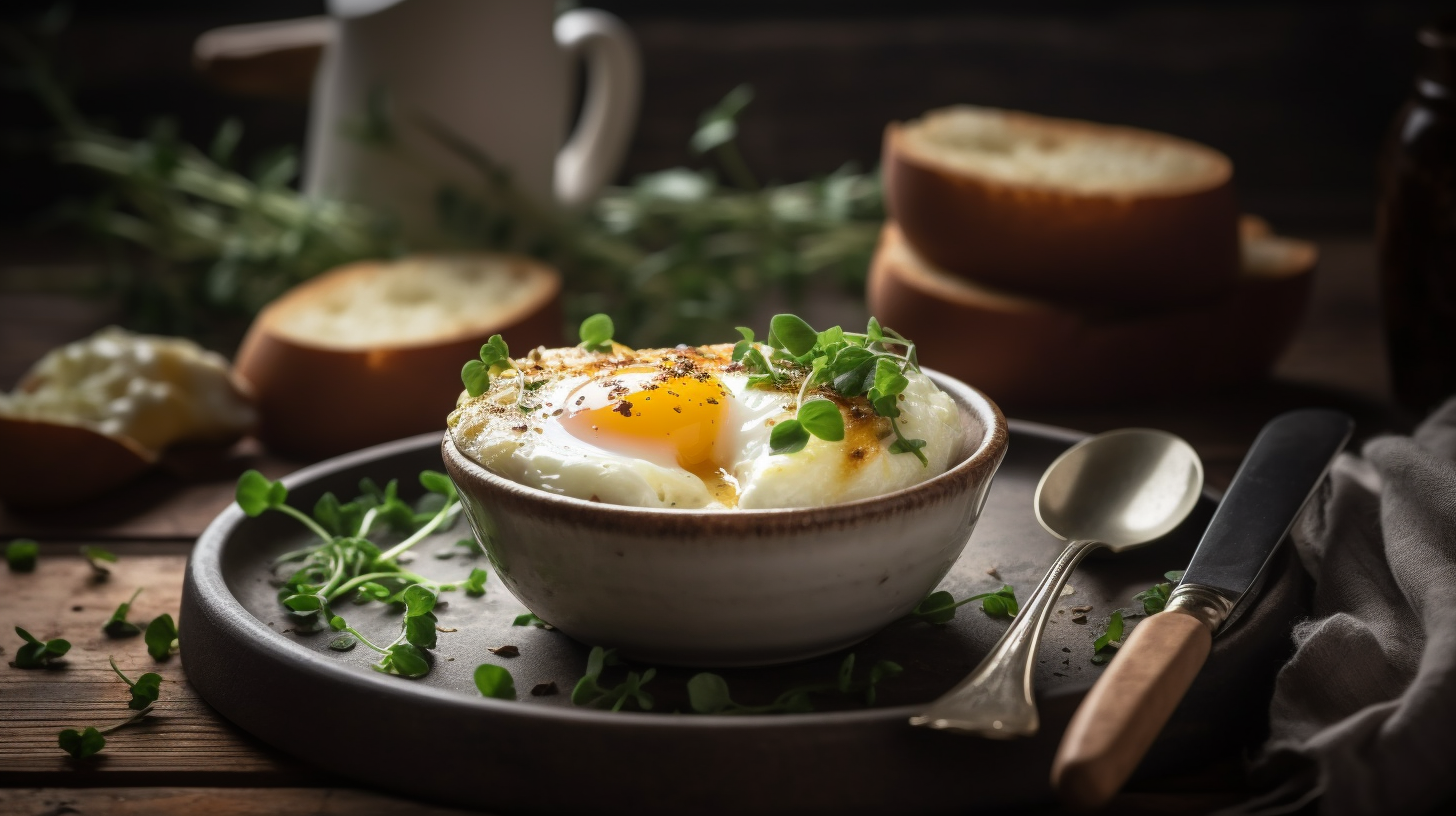 Baked Cottage Cheese Eggs