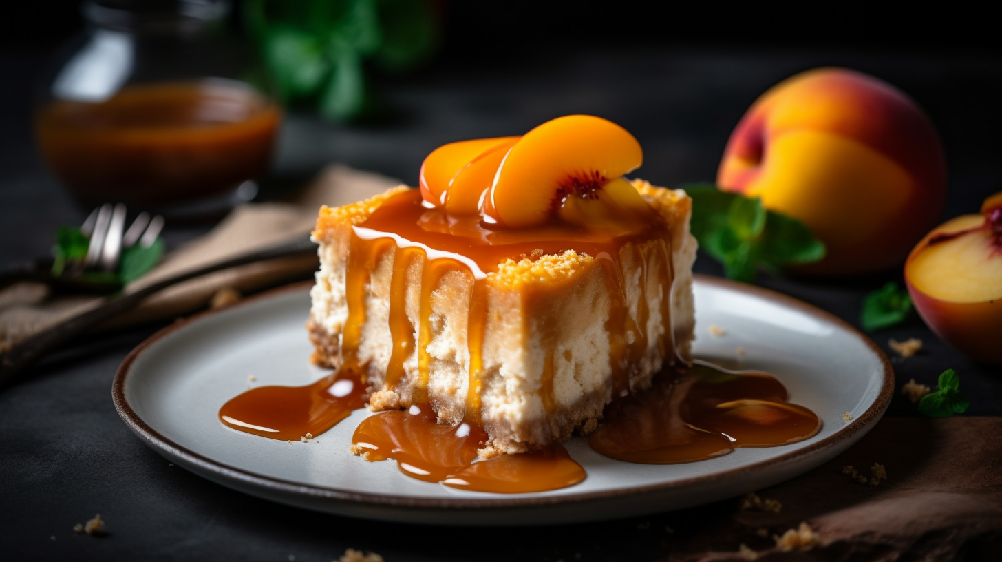 Peach Cobbler Cheesecake
