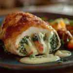 Spinach and Cheese Stuffed Chicken Breast