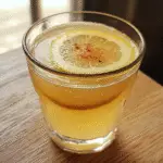 Natural Mounjaro recipe detox drink with lemon and ginger