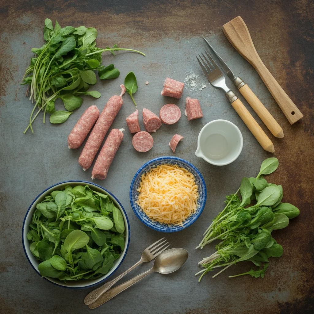 Savory Cheesy Ranch Potatoes and Smoked Sausage Delight!