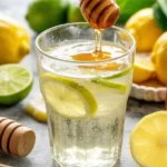 Brazilian Mounjaro recipe drink with lemon, ginger, and honey for weight loss.