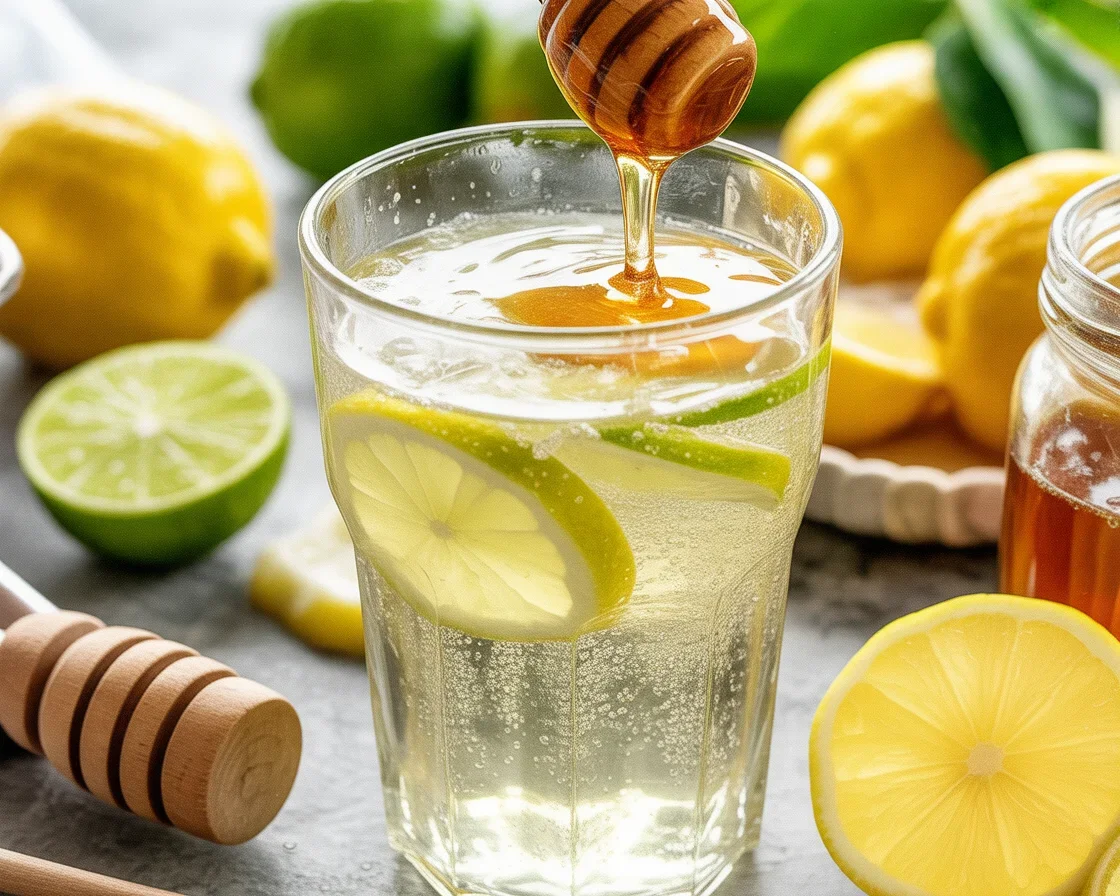 Brazilian Mounjaro recipe drink with lemon, ginger, and honey for weight loss.