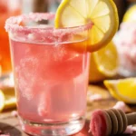 Pink salt recipe with warm water, lemon, and Himalayan pink salt for weight loss.
