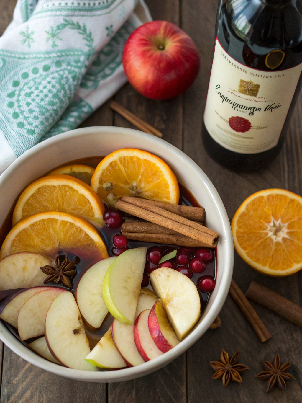 Apple Cider Sangria ingredients