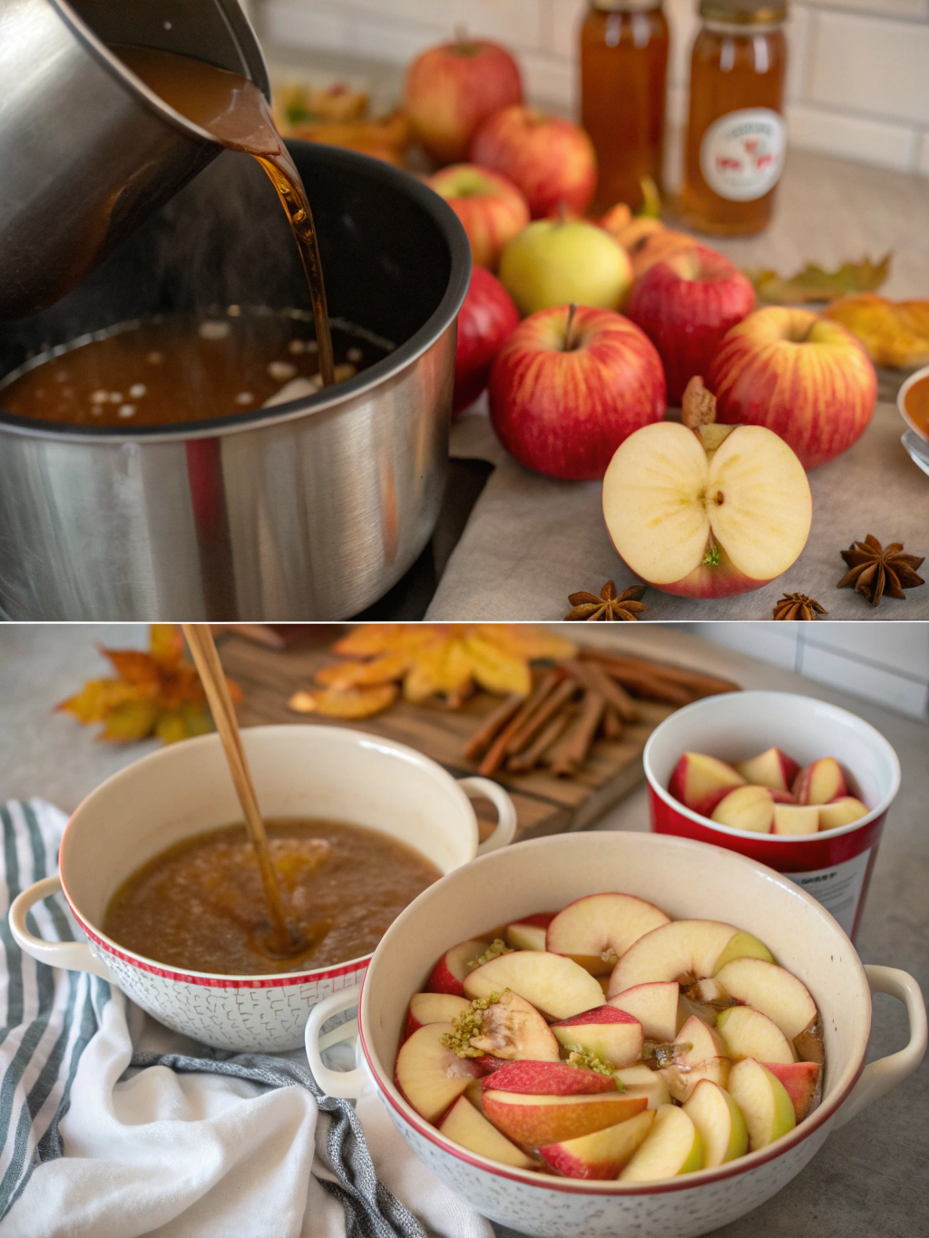 apple cider recipe preparing steps