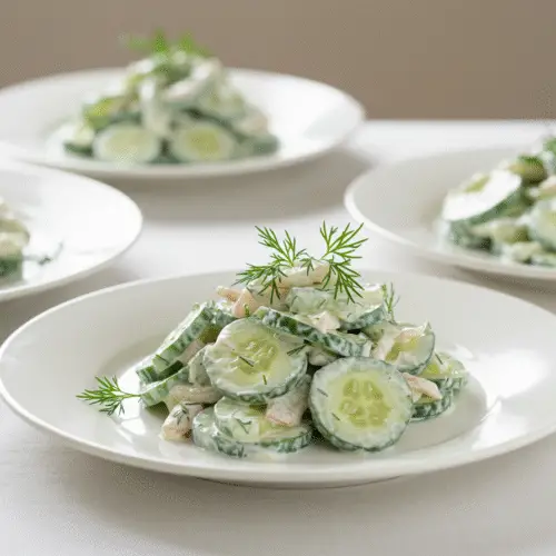 Creamy Cucumber Salad with Dill: Best Recipe Ever