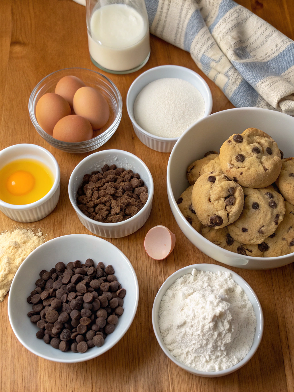 Milk Chocolate Stuffed Cookies ingredients