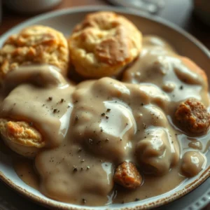 Homemade Biscuits Gravy