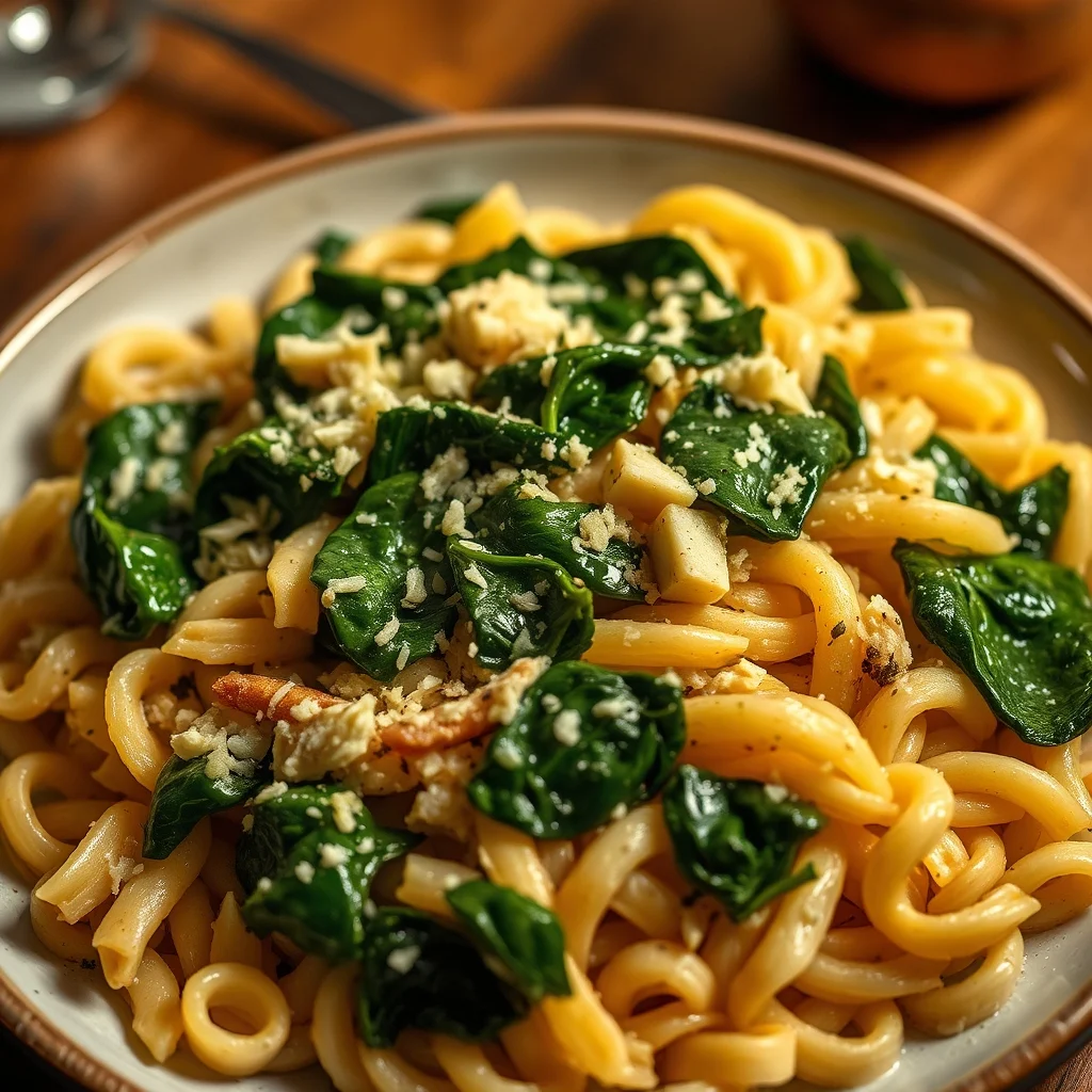 Parmesan Spinach Orzo