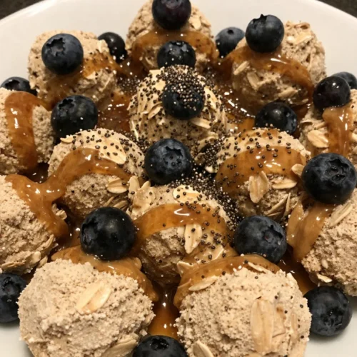 Blueberry Protein Bites