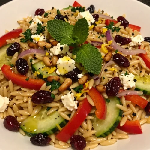 Cranberry Orzo Salad