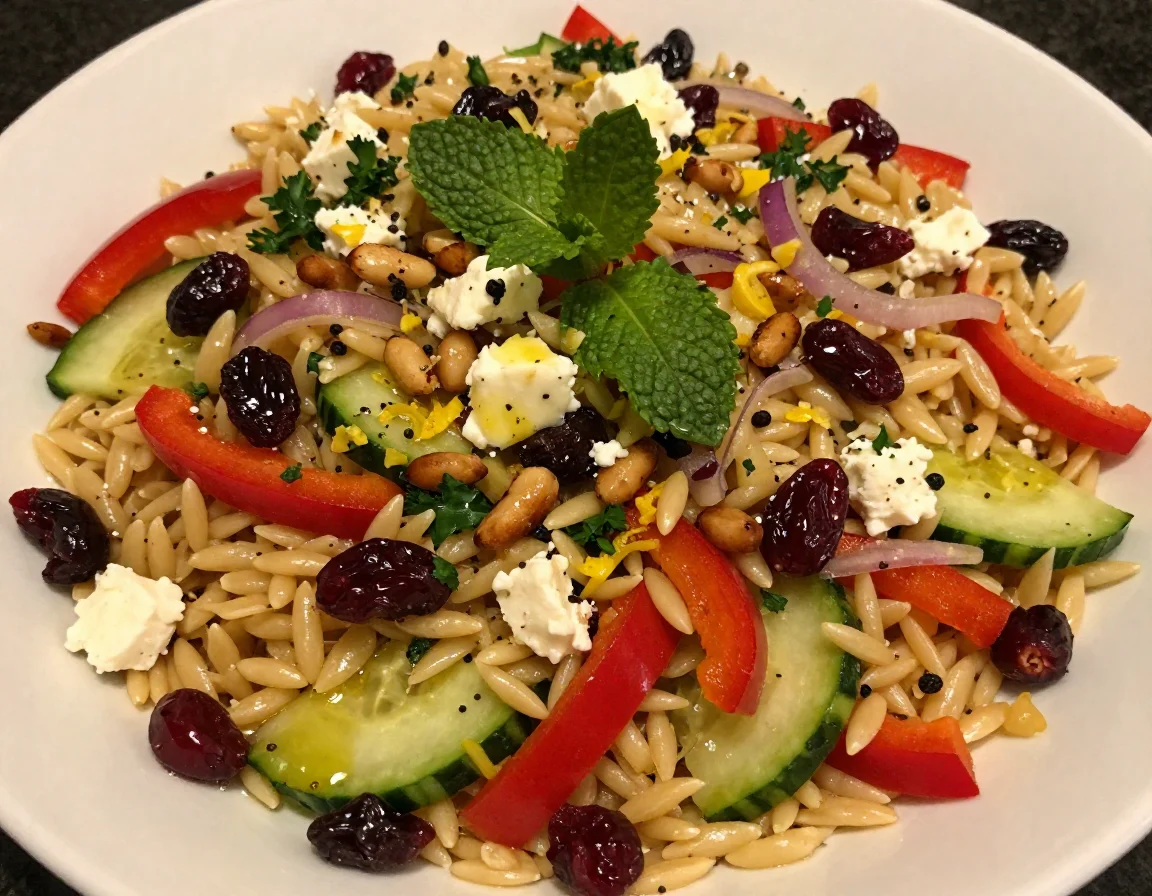 Cranberry Orzo Salad