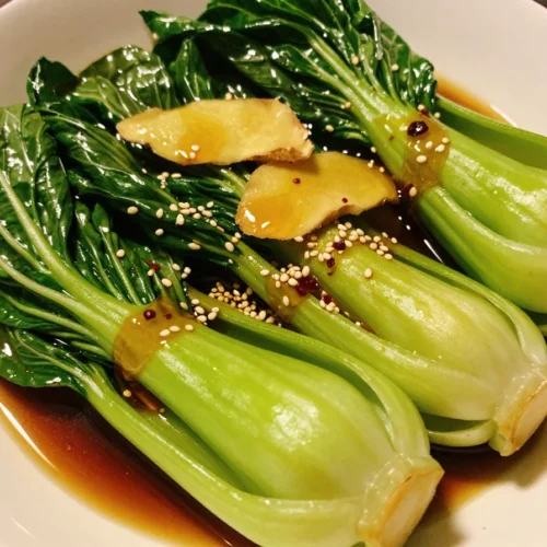 Soy Glazed Bok Choy