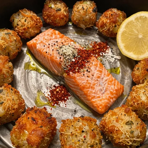 Air Fryer Salmon Bites