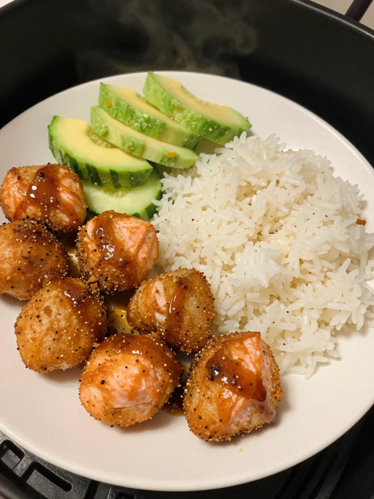 Air Fryer Salmon Bites