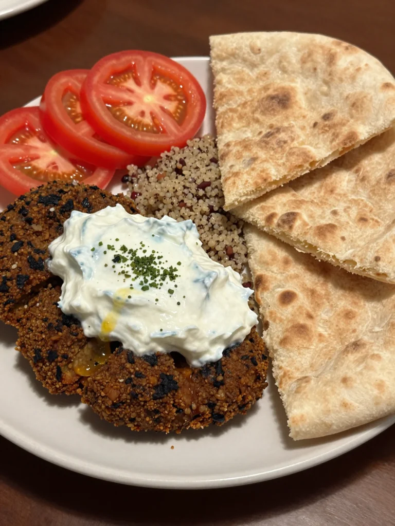 Baked Falafel with Tzatziki