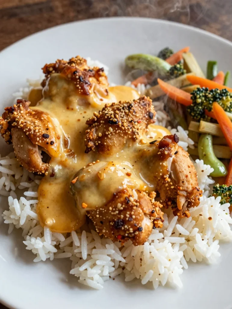 Cheesy Baked Chicken and Rice