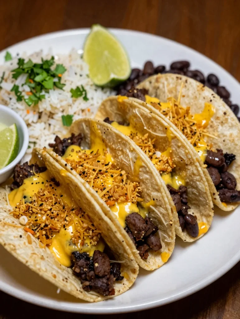 Cheesy Beef Tacos in 20 Minutes