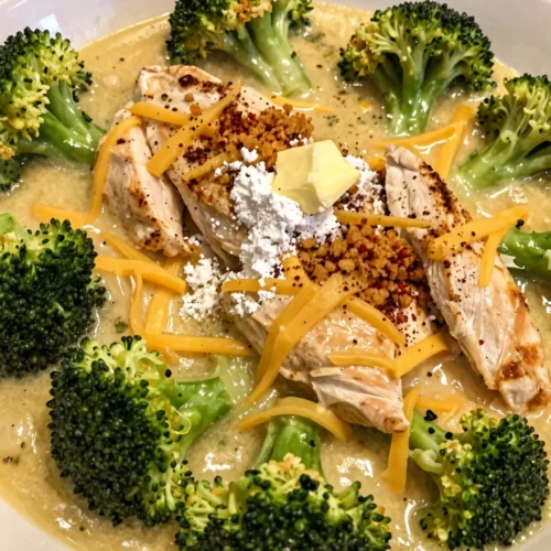 Cheesy Chicken Broccoli Bake