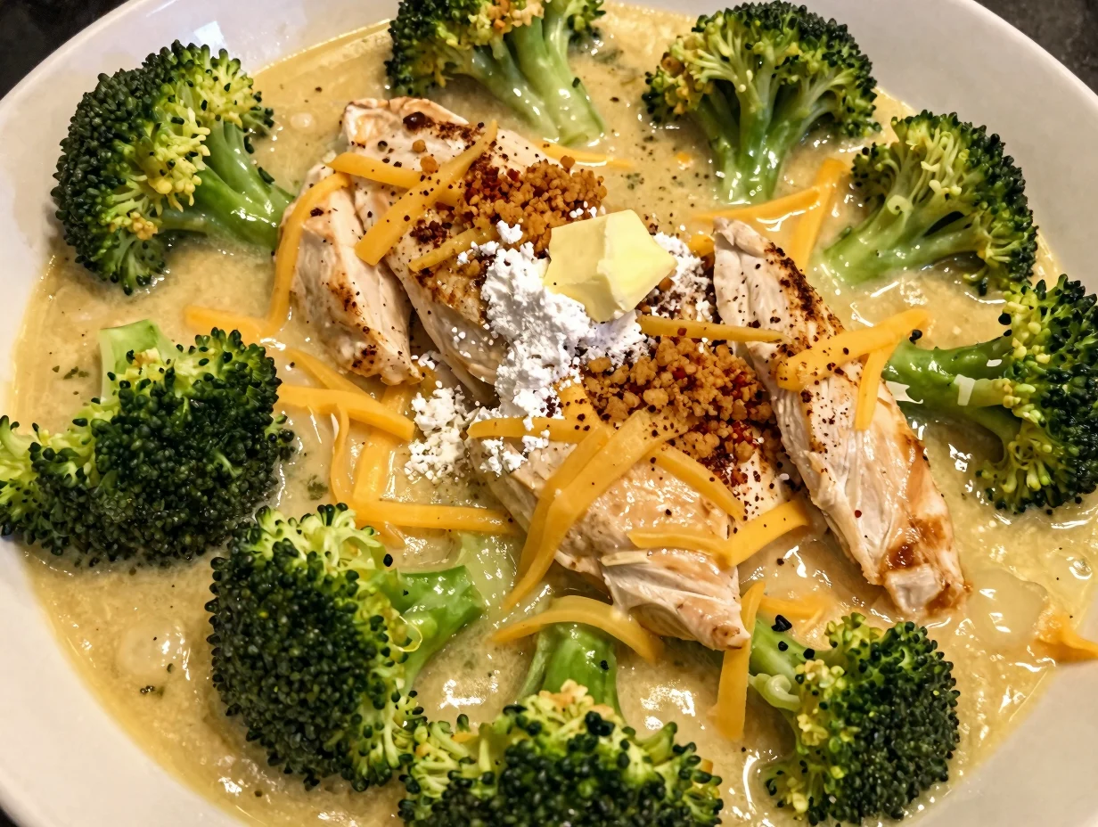 Cheesy Chicken Broccoli Bake