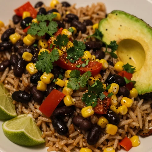 Corn and Black Bean Burrito Bowls