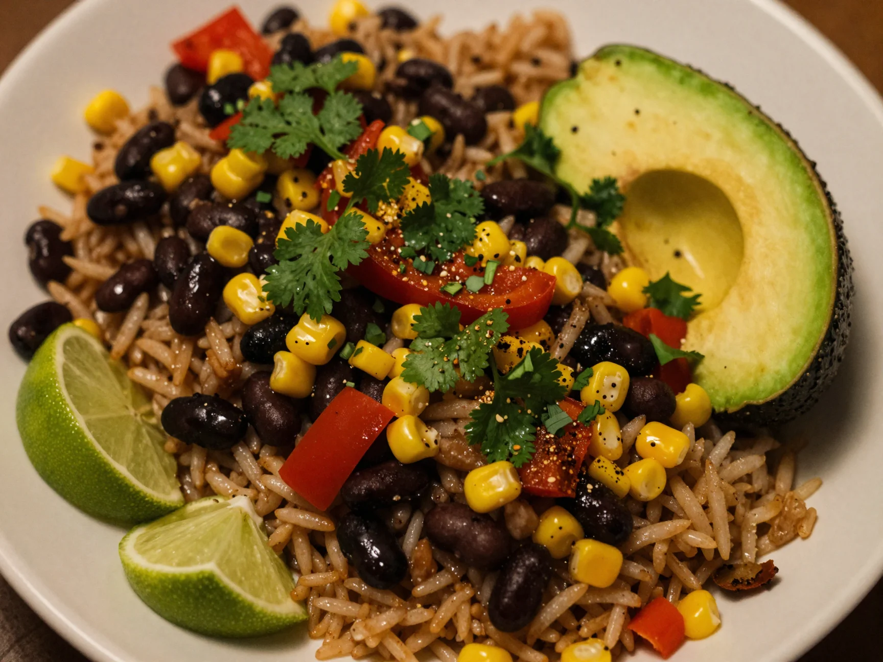 Corn and Black Bean Burrito Bowls
