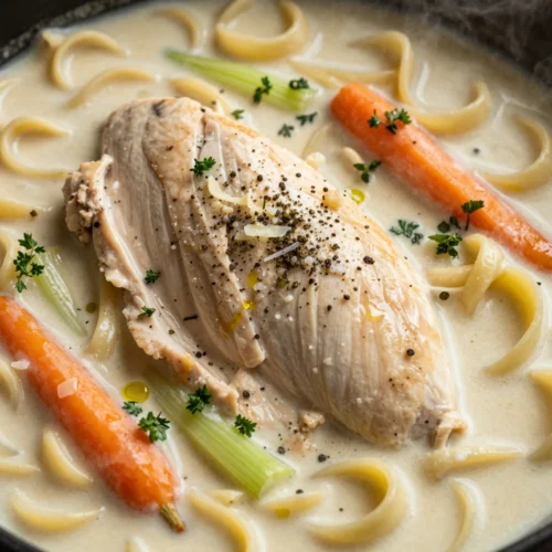 Creamy Chicken Noodle Skillet