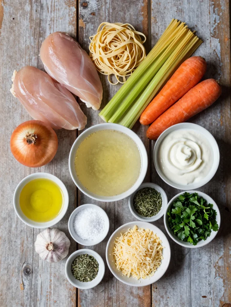 Creamy Chicken Noodle Skillet