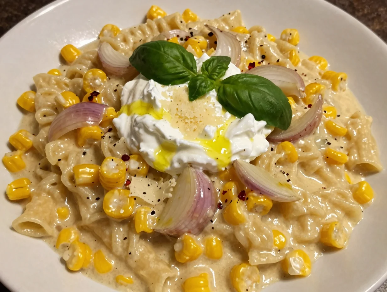 Creamy Summer Corn Pasta