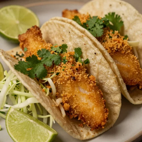 Crispy Baked Fish Tacos