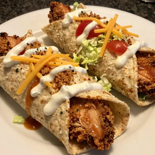 Crispy Chicken Wraps