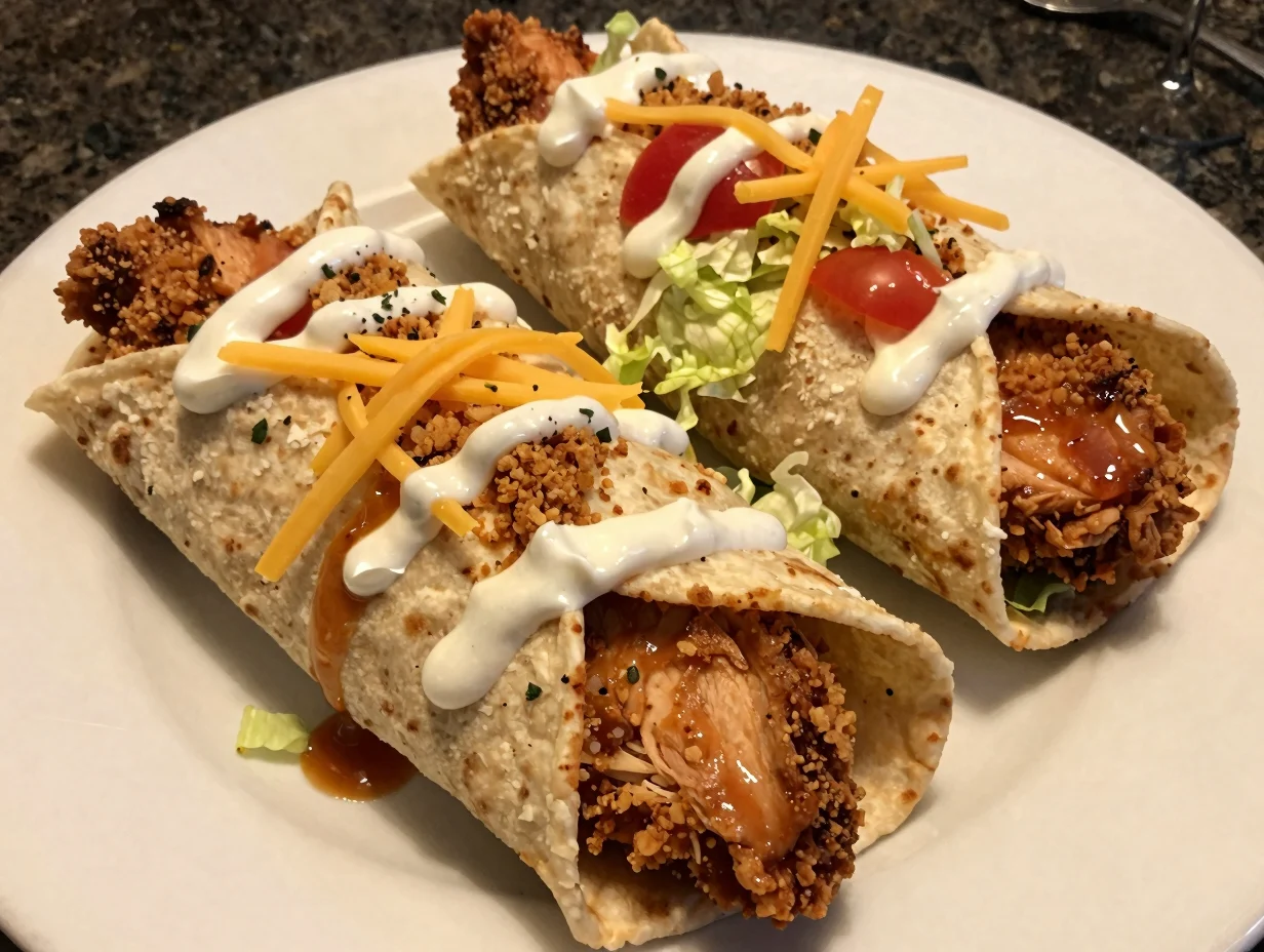 Crispy Chicken Wraps