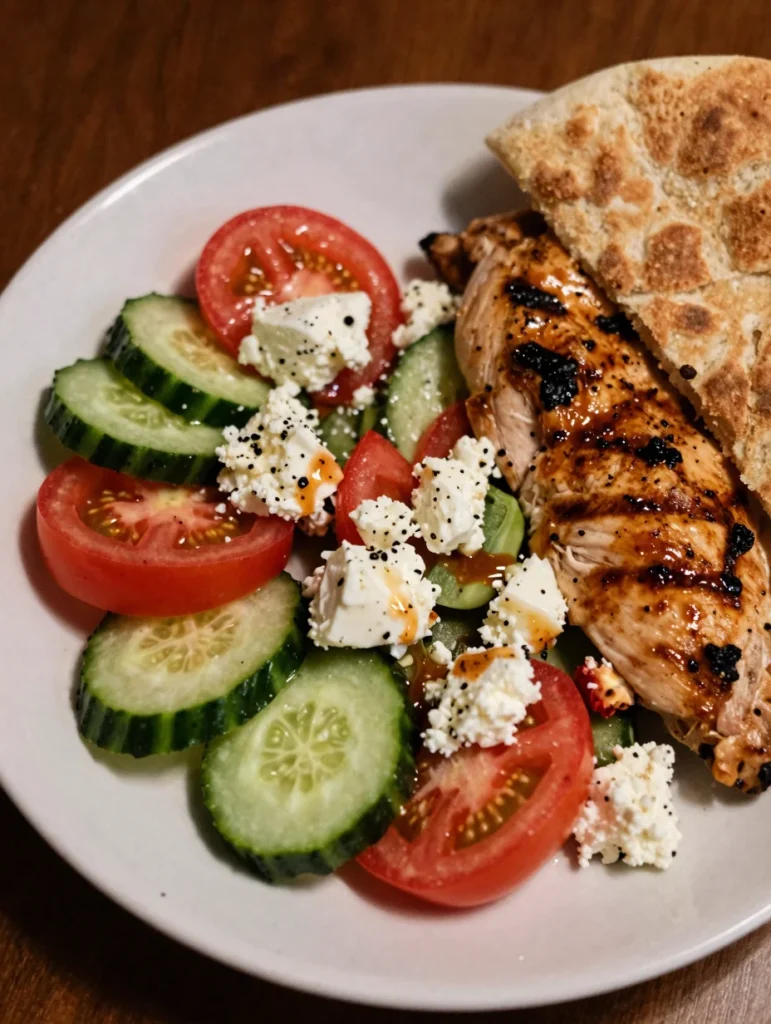 Cucumber Tomato Feta Salad