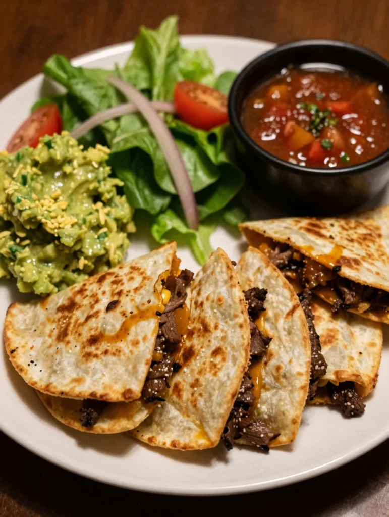 Easy Beef Quesadillas