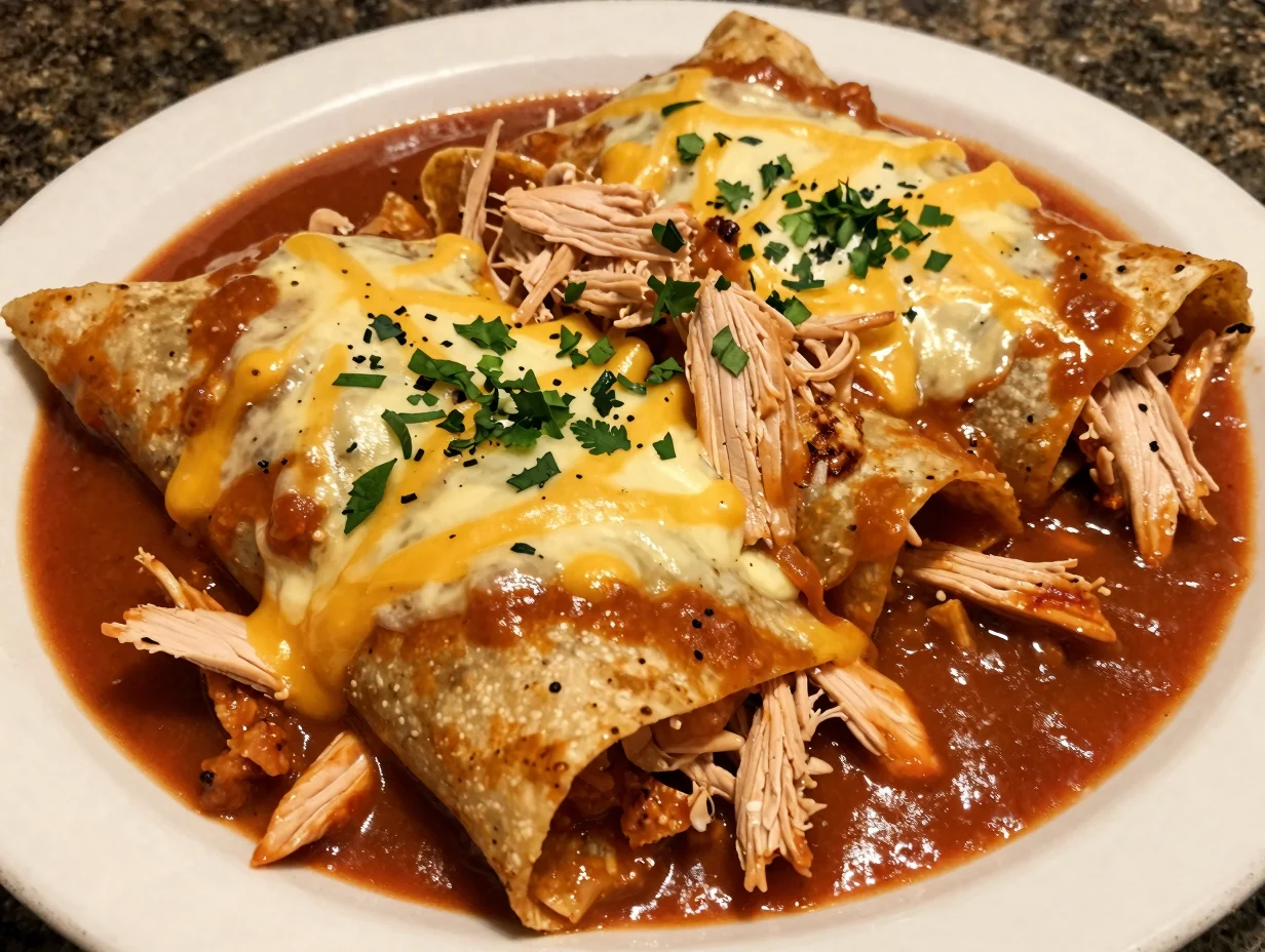 Easy Chicken Enchiladas