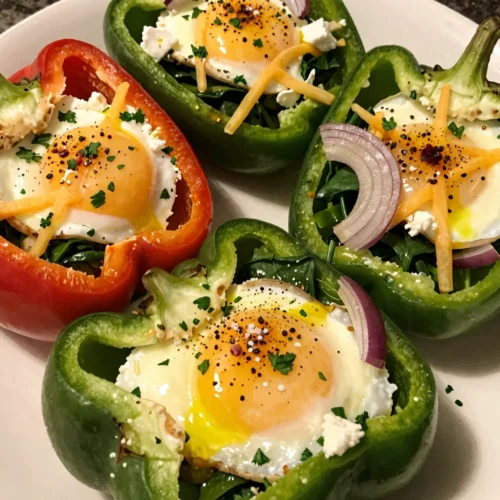 Egg and Veggie Stuffed Peppers